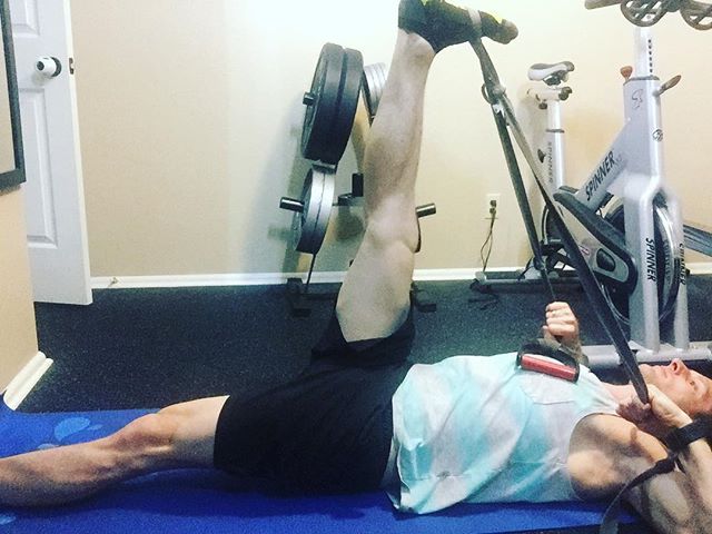Assisted Hamstring And Calf Stretch